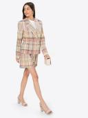 David Jones Polo Ralph Lauren Cotton Madras Blazer in Pink, Size 4 US