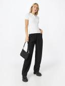 David Jones Polo Ralph Lauren Slim Fit Cable-Knit Polo Shirt in White, Size XS