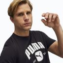 David Jones Puma Performance Training Graphic Tee in Puma Black, Size XL