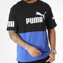 David Jones Puma Power Colorblock Tee in Royal Sapphire, Size XS
