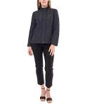 David Jones Quilted Bomber Jacket in Green, Size 14 AU