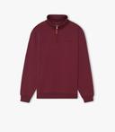 David Jones R.M. Williams Mulyungarie Fleece in Maroon, Size Small