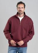 David Jones R.M. Williams Mulyungarie Fleece in Maroon, Size Small