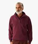 David Jones R.M. Williams Mulyungarie Fleece in Maroon, Size Small