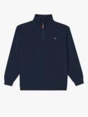 David Jones R.M. Williams Mulyungarie Fleece in Maroon, Size Small