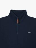 David Jones R.M. Williams Mulyungarie Fleece in Maroon, Size Small