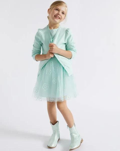 David Jones Seed Heritage Classic Cardigan in Mint, Size 9