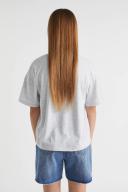David Jones Seed Heritage Core Logo Tee in Cloud, Size 14 Y