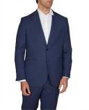 David Jones Simon Carter Grant Birdseye Jacket in Blue, Size 38 in Reg