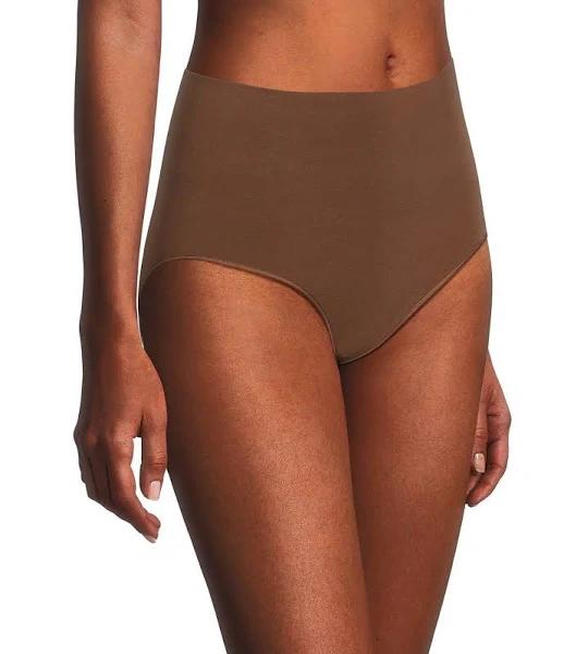 David Jones Spanx Ecocare Everyday Shaping Panties-Brief in Chestnut Brown, Size Small
