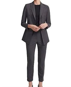 David Jones Theory Etiennette Suit Jacket in Charco Mel, Size 10 AU