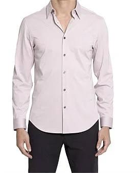 David Jones Theory Sylvain Knit Shirt in Viola, Size Medium