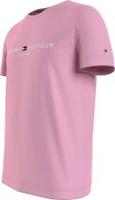 David Jones Tommy Hilfiger Logo Tee in Classic Pink, Size Large
