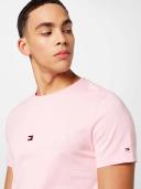 David Jones Tommy Hilfiger Logo Tee in Classic Pink, Size Large
