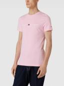 David Jones Tommy Hilfiger Logo Tee in Classic Pink, Size Large