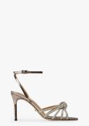 David Jones Tony Bianco Helena Heel in Gunmetal Shine, Size 10 AU