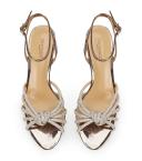 David Jones Tony Bianco Helena Heel in Gunmetal Shine, Size 10 AU