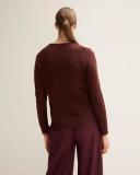 David Jones Trenery Merino Crew Neck Knit in Coffee, Size Small