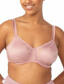 David Jones Triumph Lacy Minimiser Bra 2 Pack in Coffee Sugar/Naked Pink, Size 12F