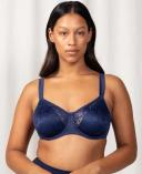 David Jones Triumph Lacy Minimiser Bra 2 Pack in Coffee Sugar/Naked Pink, Size 12F