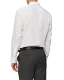 David Jones Van Heusen Bamboo Blend Classic LS Shirt in White, Size 38