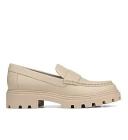 David Jones Wittner Saturn Tapioca Leather Loafer in Tapioca Matte L, Size 35 EU