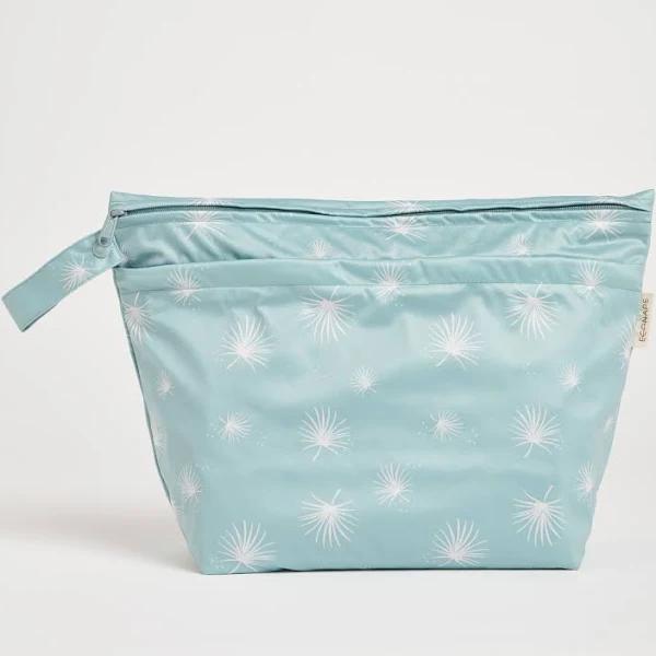 Day Tripper Wet Bag Aqua Palms