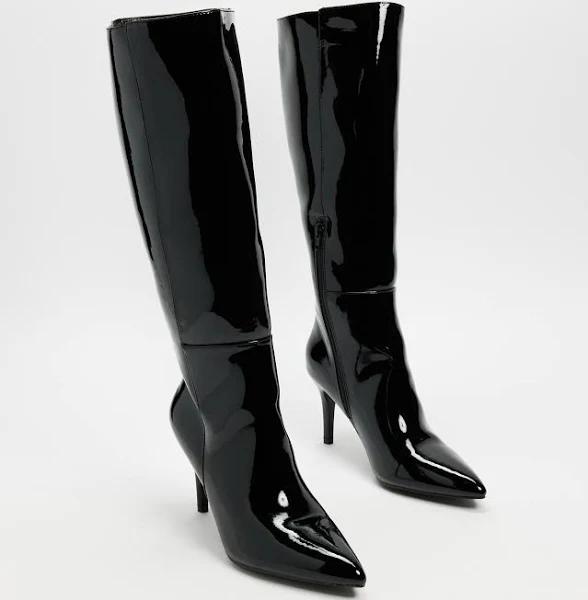 Dazie - Women's Black Knee-High Boots - Belinda Knee High Boots - Size 10 at The Iconic