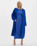 Dazie - Women's Blue Winter Coats - Don't Play Longline Coat - Size 14 at The Iconic