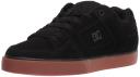 DC Adult Mens Pure Skate Inspired Sneakers Black Black Gum US 11