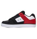 DC Adult Mens Pure Skate Inspired Sneakers Black Black Gum US 11
