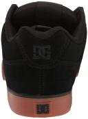 DC Adult Mens Pure Skate Inspired Sneakers Black Black Gum US 11