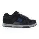 DC Adult Mens Stag Skate Inspired Sneakers Black Grey Blue US 10