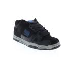 DC Adult Mens Stag Skate Inspired Sneakers Black Grey Blue US 10