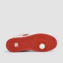DC Manteca Leather Shoes in Red/Silver Assorted 13