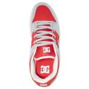 DC Manteca Leather Shoes in Red/Silver Assorted 13