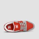 DC Manteca Leather Shoes in Red/Silver Assorted 13