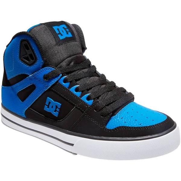 DC Pure High-Top Black/Blue Shoes Blue 7