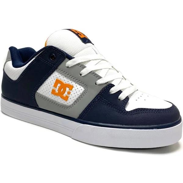 DC Pure Shoes (white/grey/blue)