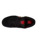 DC Shoes Pure Black Camouflage Trainers UK 8