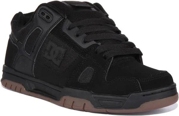 DC Stag Skate Shoes - Black/Gum - 8.5 UK