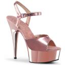 DELIGHT-609 - Rose Gold Met. Pu/Rose Gold Chrome 9