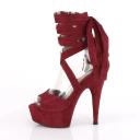 DELIGHT-679 Baby Pink Faux Suede Heels 12