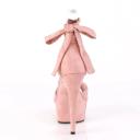 DELIGHT-679 Baby Pink Faux Suede Heels 7