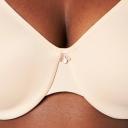 DELIMIRA Bra Beige Leaf-Accent Full-Coverage Bra 42D