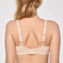 DELIMIRA Bra Beige Leaf-Accent Full-Coverage Bra 42D
