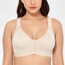 DELIMIRA Bra Beige Mesh-Back Sports Bra 40D
