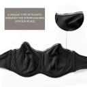 DELIMIRA Bra Black Underwire Bandeau-Style Convertible Bra 36C