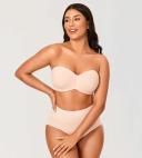 DELIMIRA Women's Non-Padded Underwire Minimizer Support Strapless Bra