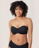 DELIMIRA Women's Non-Padded Underwire Minimizer Support Strapless Bra